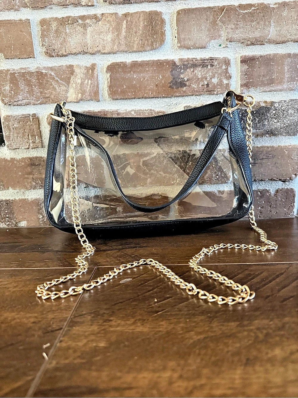 Vanilla Monkey Clear Crossbody Bag 🖤✨